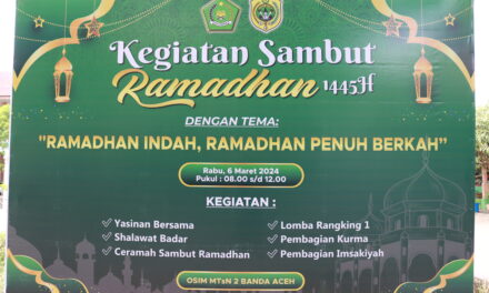 MENYAMBUT BULAN SUCI RAMDHAN 1445 H