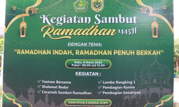 MENYAMBUT BULAN SUCI RAMDHAN 1445 H