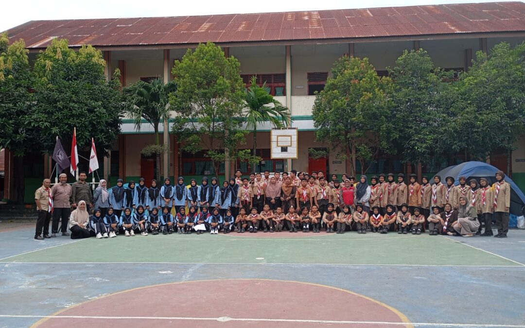 Pelaksanaan Perkemahan Sabtu Minggu (Persami) Pramuka dan Palang Merah Remaja (PMR) di MTsN 2 Banda Aceh
