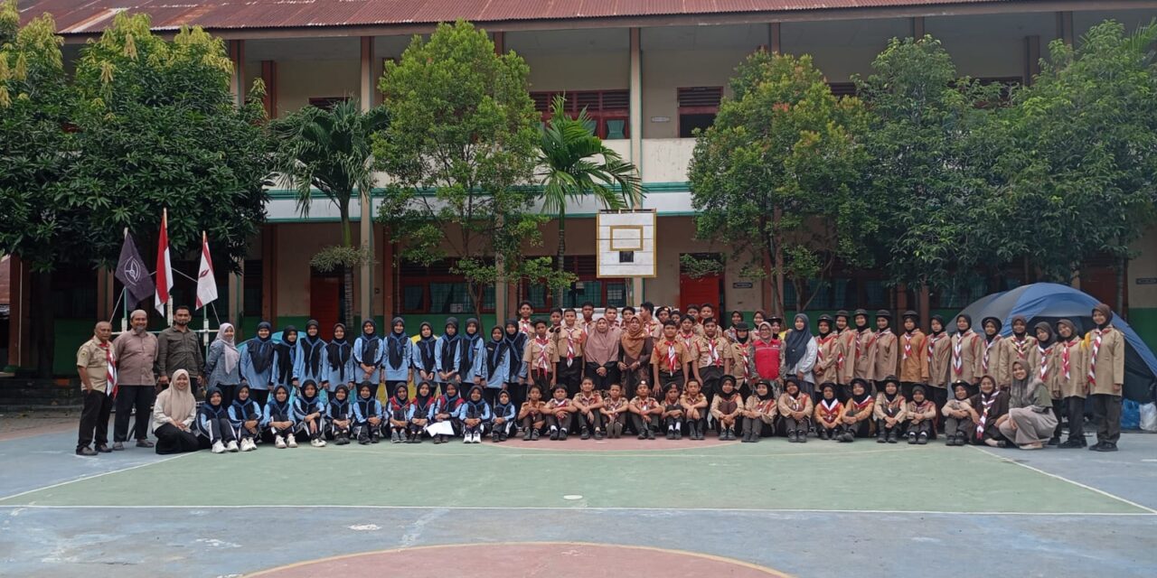 Pelaksanaan Perkemahan Sabtu Minggu (Persami) Pramuka dan Palang Merah Remaja (PMR) di MTsN 2 Banda Aceh