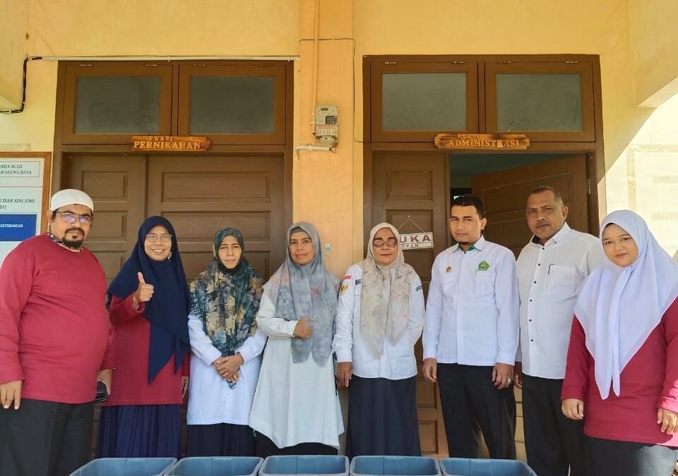 MTsN 2 Banda Aceh Menerapkan Sadar Akan Sampah ke Lingkungan Sekitar